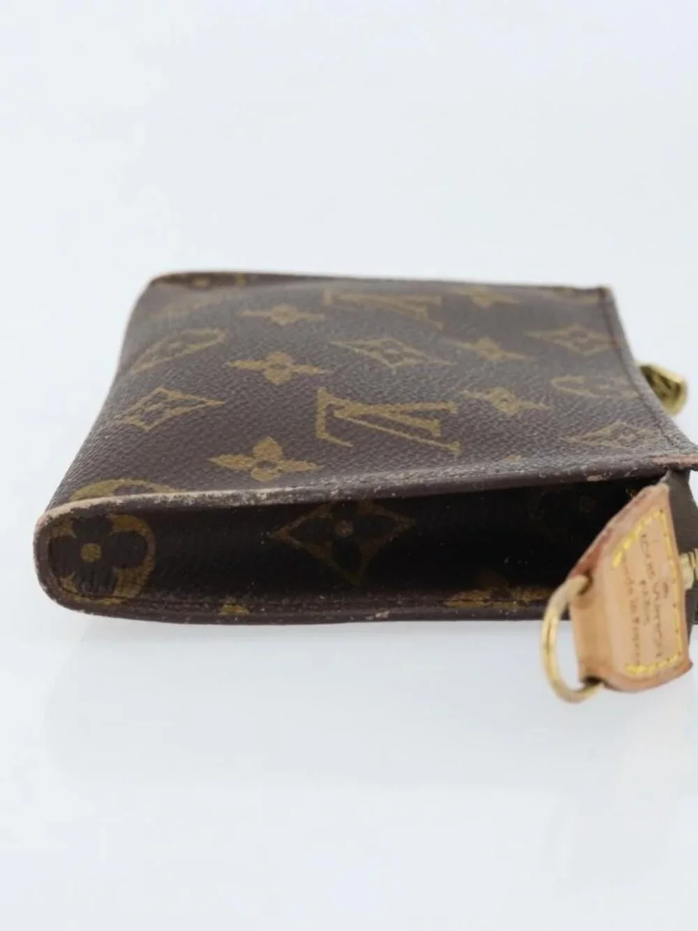 LOUIS VUITTON Monogram Bucket PM Accessory Pouch LV Auth LNZ059